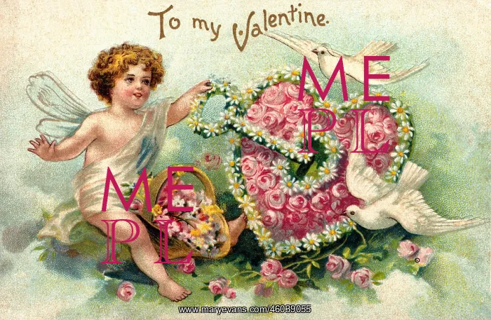  : tradition  /  folklore, USA, Valentine greetings