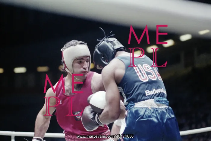  : Traditional boxing match between USSR and USA