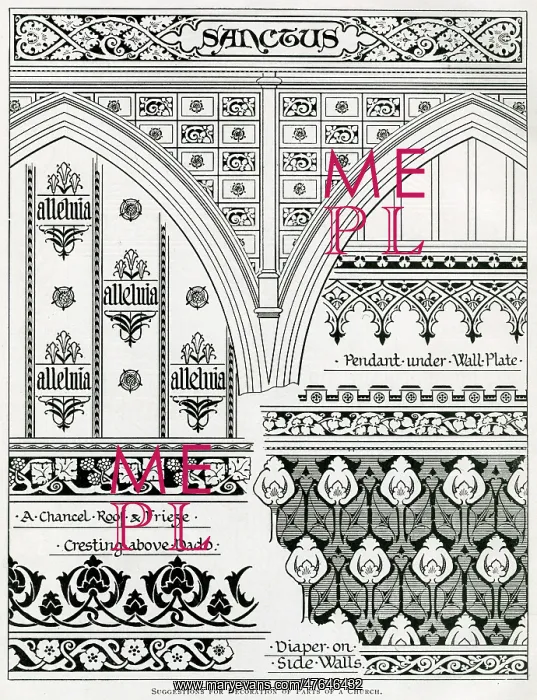 : Traditional Christian decorations in churches : Traditional Christian decorations in churches