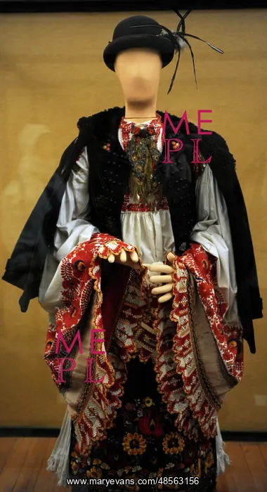 : Traditional costume of Matyo man. Mannequin. 1900-1910. Hung : Traditional costume of Matyo man. Mannequin. 1900-1910. Hung