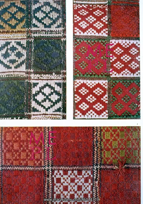 : Traditional designs for hand-woven material, Ukraine, Russia : Traditional designs for hand-woven material, Ukraine, Russia