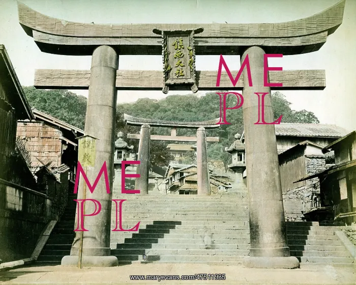  : Torii. Traditional Japanese Torii gate