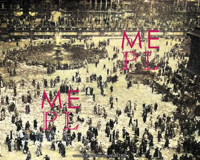 : Trafalgar Square after the 1937 Coronation : Trafalgar Square after the 1937 Coronation