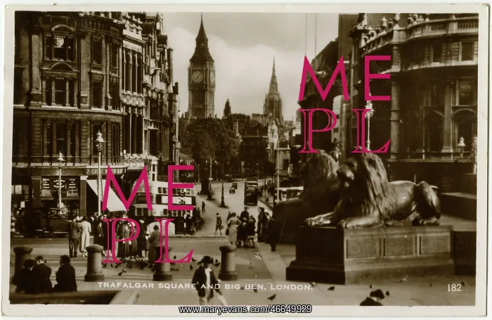  : Trafalgar Square and Big Ben, London