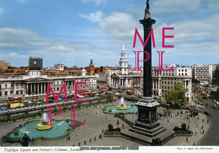 : Trafalgar Square and Nelson's Column, London : Trafalgar Square and Nelson's Column, London