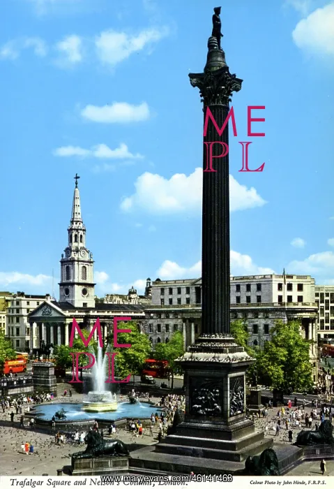 : Trafalgar Square and Nelson's Column, London : Trafalgar Square and Nelson's Column, London