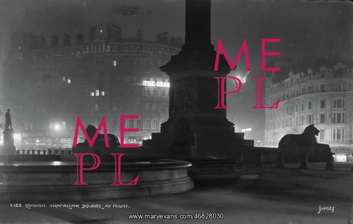 : Trafalgar Square at Night : Trafalgar Square at Night