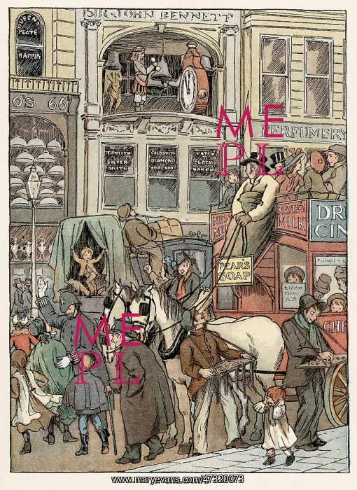 : Traffic in Cheapside : Traffic in Cheapside