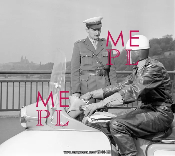 : Traffic stop - check point - policeman : Traffic stop - check point - policeman