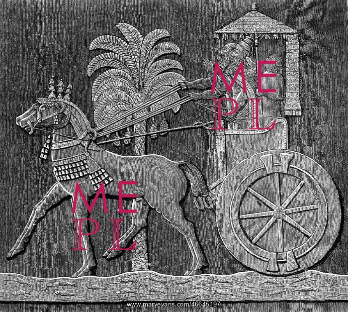 : traffic / transport, coach, ancient world, Assyrian : traffic / transport, coach, ancient world, Assyrian
