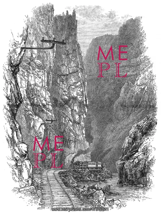 : Train in Arkansas Canyon : Train in Arkansas Canyon