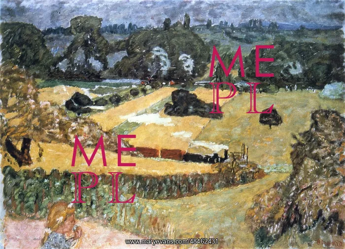 : Train and Bardes, (Landscape with a Goods Train) : Train and Bardes, (Landscape with a Goods Train)