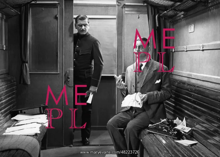 : Train journey, around the 1920s : Train journey, around the 1920s