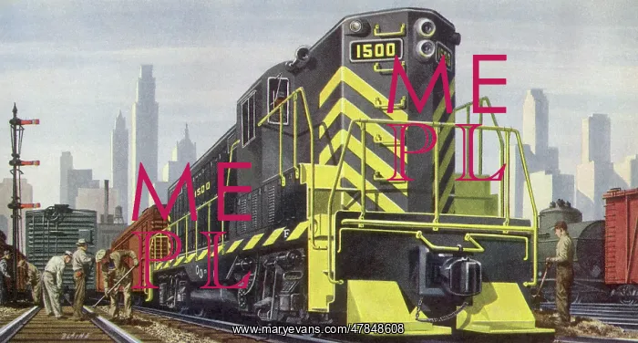 : Train Leaving City : Train Leaving City