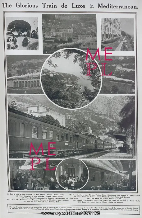  : Train from London to the Mediterranean