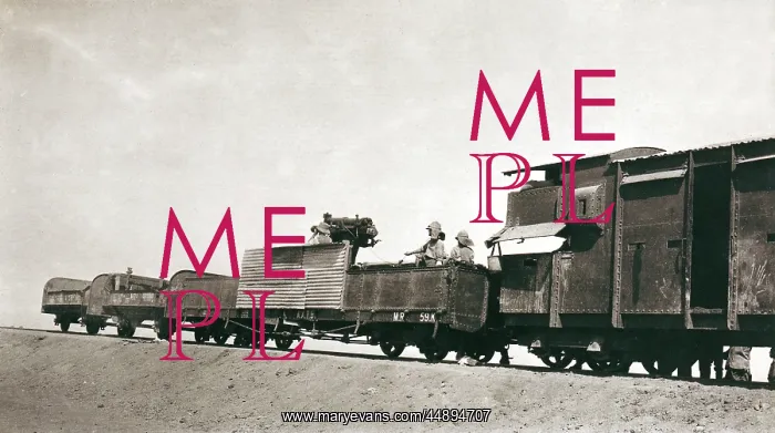 : Train-mounted artillery, Iraq : Train-mounted artillery, Iraq