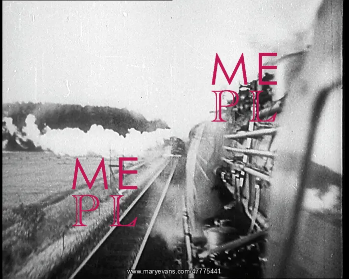 : A Train Speeding on a Track : A Train Speeding on a Track