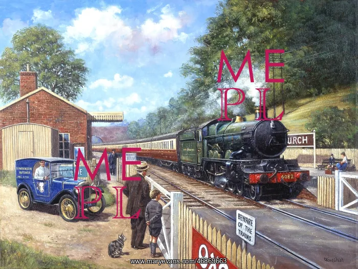: Train Spotting, GWR Castle Class, Austin Seven : Train Spotting, GWR Castle Class, Austin Seven