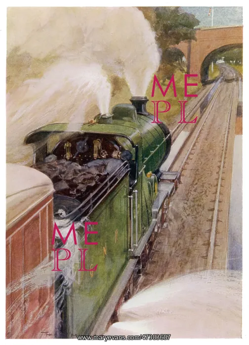 : TRAIN TAKES UP WATER : TRAIN TAKES UP WATER
