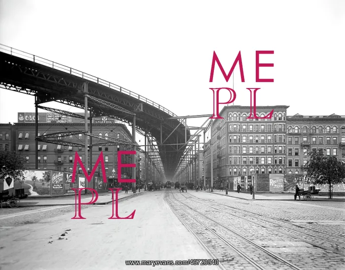: Train - Transportation - Elevated - New York : Train - Transportation - Elevated - New York