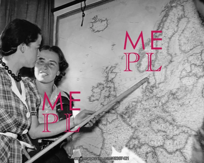 : Trained as a flight attendant with Deutsche Lufthansa, 1938 : Trained as a flight attendant with Deutsche Lufthansa, 1938