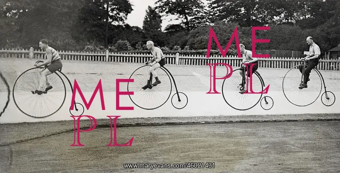 : Training on penny farthings : Training on penny farthings