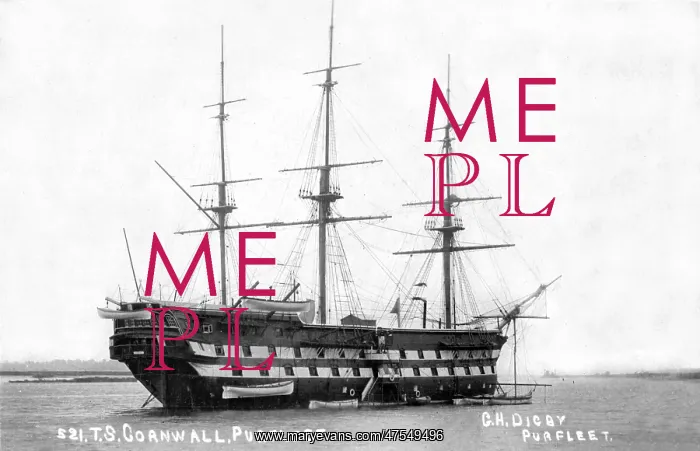 : Training Ship Cornwall, Purfleet, Essex : Training Ship Cornwall, Purfleet, Essex