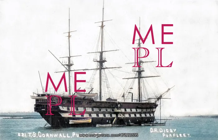 : Training Ship Cornwall, Purfleet, Essex : Training Ship Cornwall, Purfleet, Essex