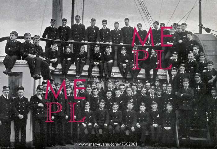: Training Ship HMS Conway - Group of Cadets : Training Ship HMS Conway - Group of Cadets