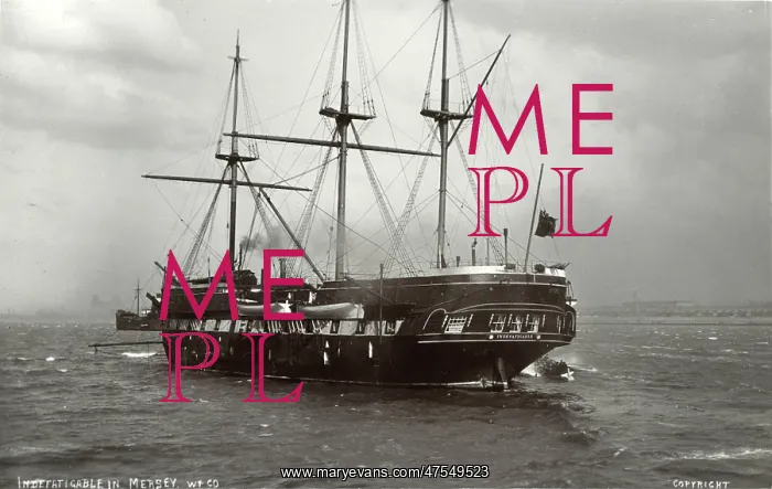 : Training Ship Indefatigable, New Ferry, Cheshire : Training Ship Indefatigable, New Ferry, Cheshire