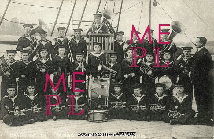 : Training Ship, Mount Edgcumbe Band, Saltash, Cornwall : Training Ship, Mount Edgcumbe Band, Saltash, Cornwall