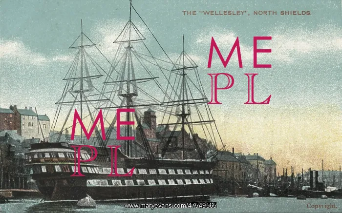 : Training Ship Wellesley, North Shields, Northumberland : Training Ship Wellesley, North Shields, Northumberland