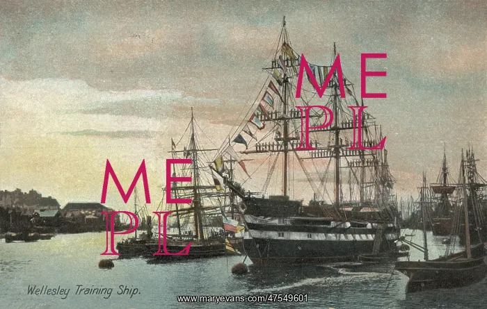 : Training Ship Wellesley, North Shields, Northumberland : Training Ship Wellesley, North Shields, Northumberland