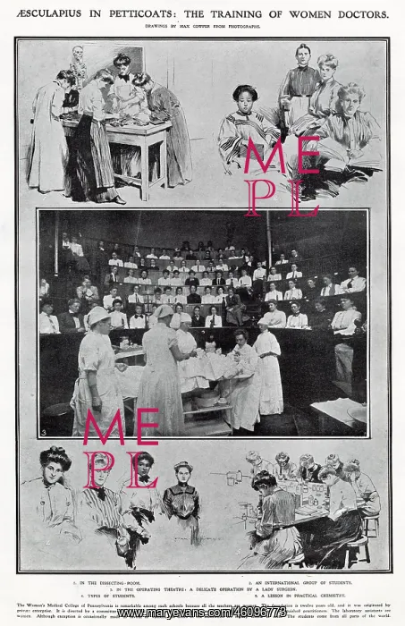 : Training of Women Doctors 1907 : Training of Women Doctors 1907