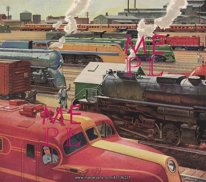  : Trains at a Stockyard