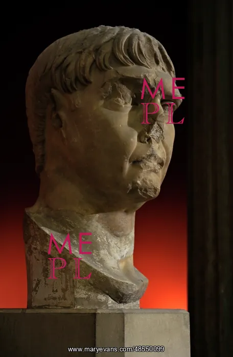 : Trajan (53-117 AD). Roman emperor. Bust : Trajan (53-117 AD). Roman emperor. Bust