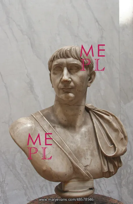 : Trajan. Roman emperor. Bust : Trajan. Roman emperor. Bust