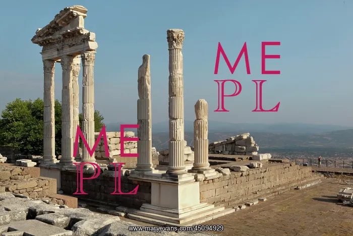 : Trajaneum, Pergamon, Bergama, Izmir, Turkey : Trajaneum, Pergamon, Bergama, Izmir, Turkey