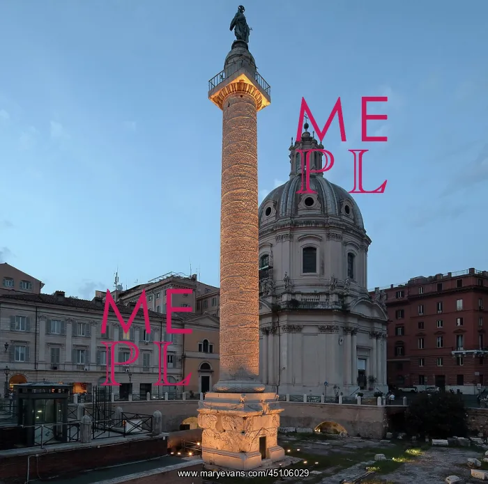 : Trajan's Column, Rome, Italy : Trajan's Column, Rome, Italy