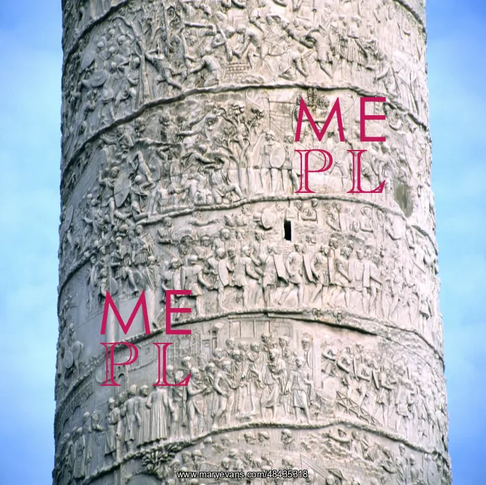 : Trajan's column, Rome, Italy. Erected by emperor : Trajan's column, Rome, Italy. Erected by emperor