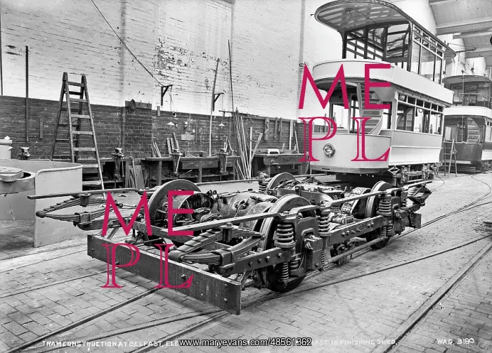 : Tram Construction at Belfast, Electro-Motor Carriage and Tra : Tram Construction at Belfast, Electro-Motor Carriage and Tra