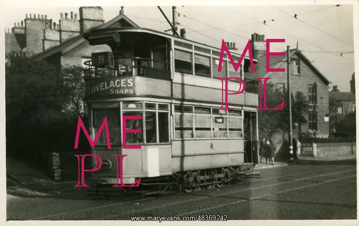 : Tram Heading for Thornbury : Tram Heading for Thornbury