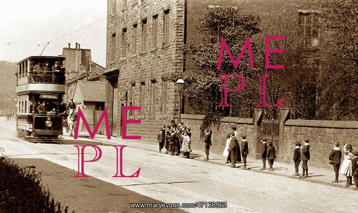  : A tram in Rawtenstall, early 1900s