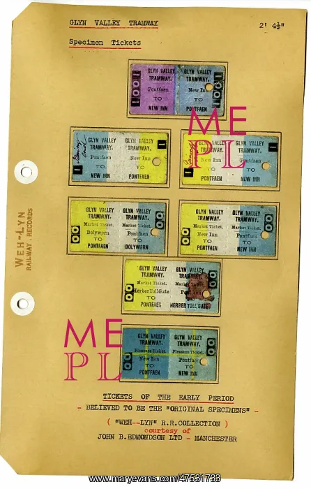  : Tram tickets