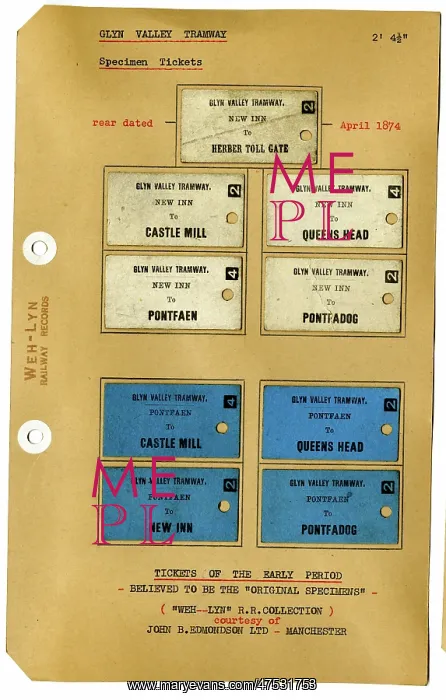  : Tram tickets