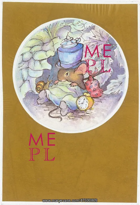 : Tramp Mouse with a candle on his hat : Tramp Mouse with a candle on his hat