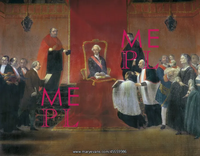 : TRAMULLES, Manuel (1715-1791). Charles III taking : TRAMULLES, Manuel (1715-1791). Charles III taking