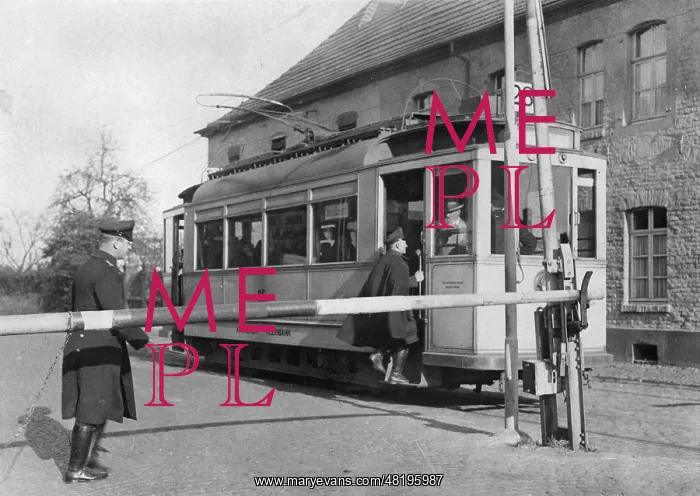 : Tramway in Aachen, 1931 : Tramway in Aachen, 1931