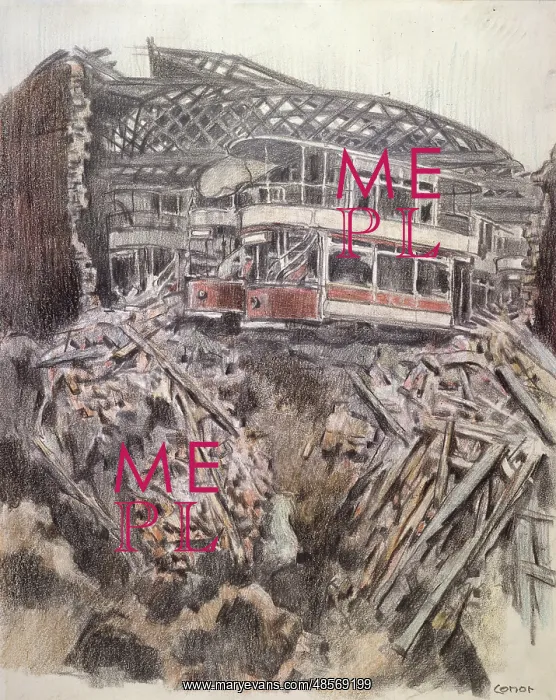 : A Tramway Depot, Belfast : A Tramway Depot, Belfast