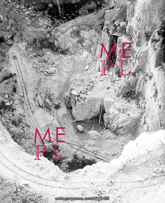 : Tramway, Tregargus China Clay Quarry, St Stephen, Cornwall : Tramway, Tregargus China Clay Quarry, St Stephen, Cornwall